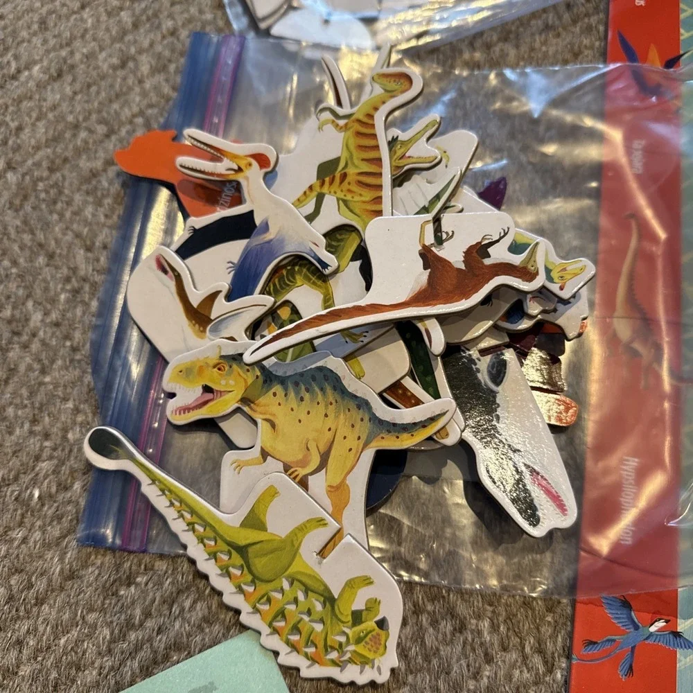 Crocodile Creek Discover Dinosaurs Puzzle 100 Pieces Puzzle And Play